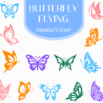 Butterfly Flying Font - Featured Image