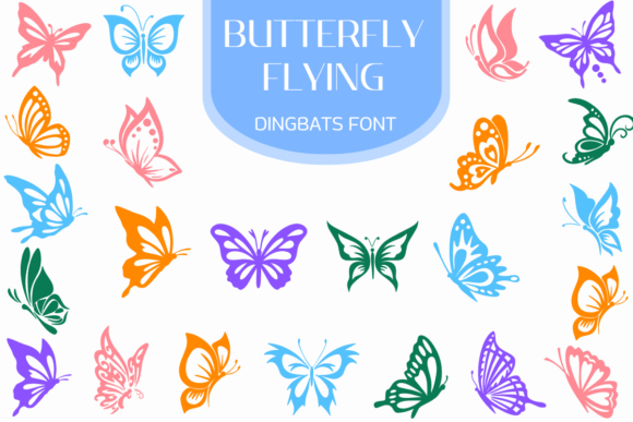 Butterfly Flying Font - Featured Image