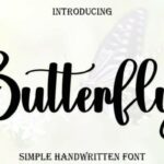 Butterfly Font - Featured Image