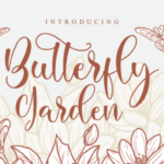 Butterfly Garden Font - Featured Image