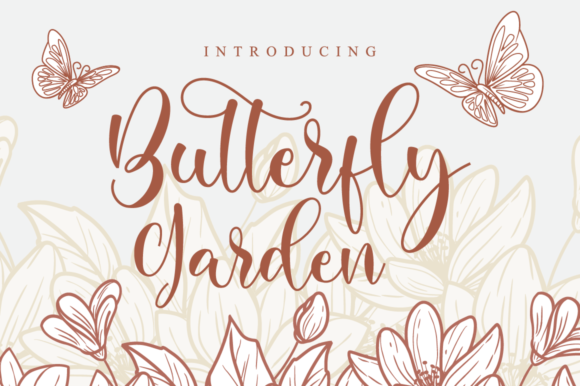 Butterfly Garden Font - Featured Image