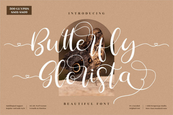 Butterfly Glorista Font - Featured Image