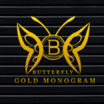 Butterfly Gold Monogram Font - Featured Image