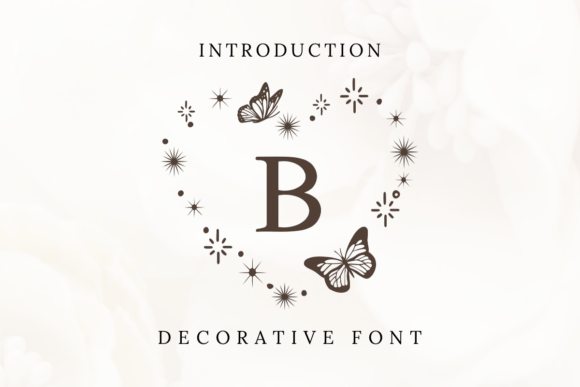 Butterfly Heart Font - Featured Image