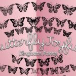 Butterfly Joyful Font - Featured Image