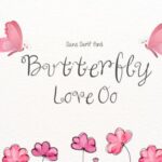Butterfly Love Oo Font - Featured Image