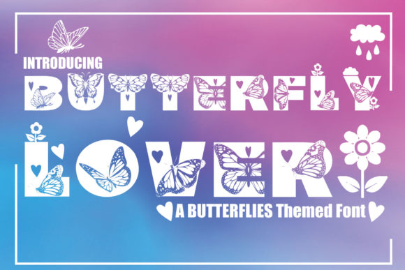 Butterfly Lover Font - Featured Image