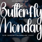 Butterfly Monday Font - Featured Image