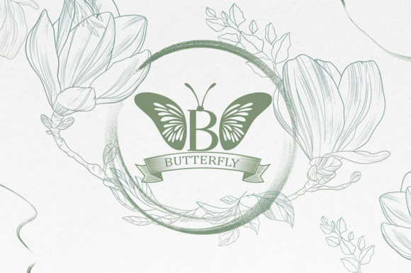 Butterfly Monogram Font - Featured Image