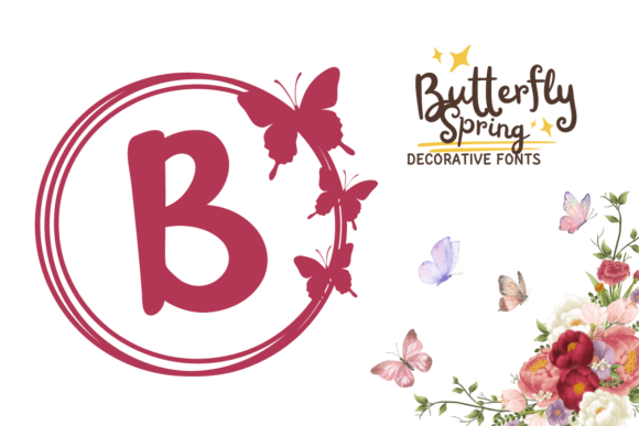 Butterfly Spring Font - Featured Image