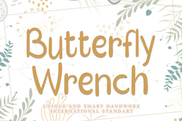 Butterfly Wrench Font - Featured Image