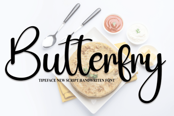 Butterfry Font - Featured Image