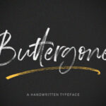 Buttergone Font - Featured Image