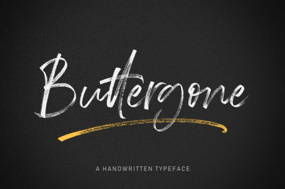 Buttergone Font - Featured Image