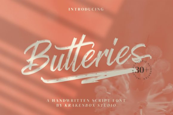 Butteries Font - Featured Image