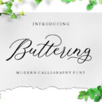 Buttering Font - Featured Image