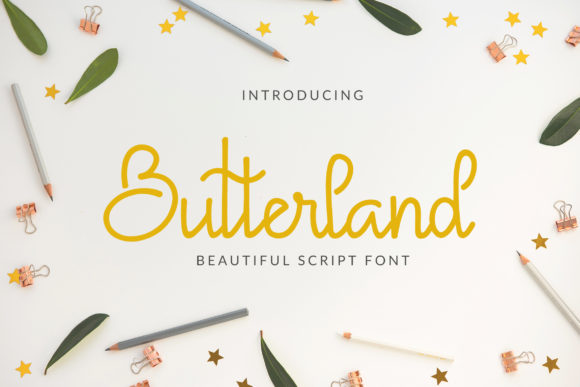 Butterland Font - Featured Image