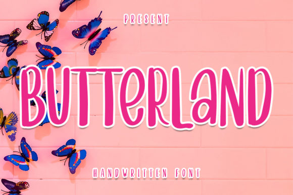 Butterland Font - Featured Image