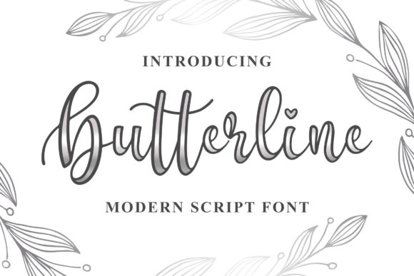 Butterline Font - Featured Image