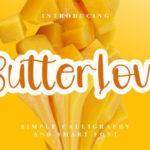 Butterlove Font - Featured Image