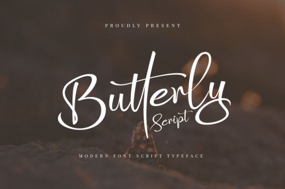 Butterly Script Font - Featured Image