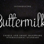 Buttermilk Font - Featured Image