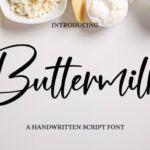 Buttermilk Font - Featured Image