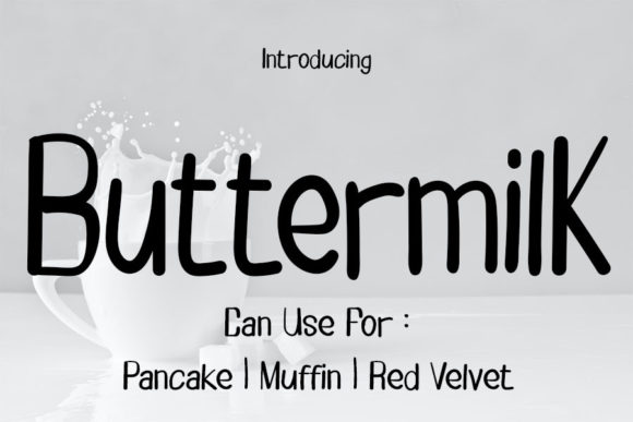 Buttermilk Font - Featured Image