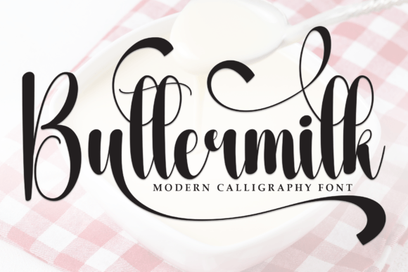 Buttermilk Font - Featured Image