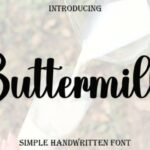 Buttermilk Font - Featured Image
