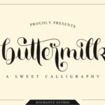 Buttermilk Font - Featured Image
