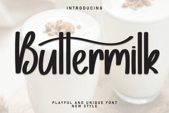 Buttermilk Font - Featured Image