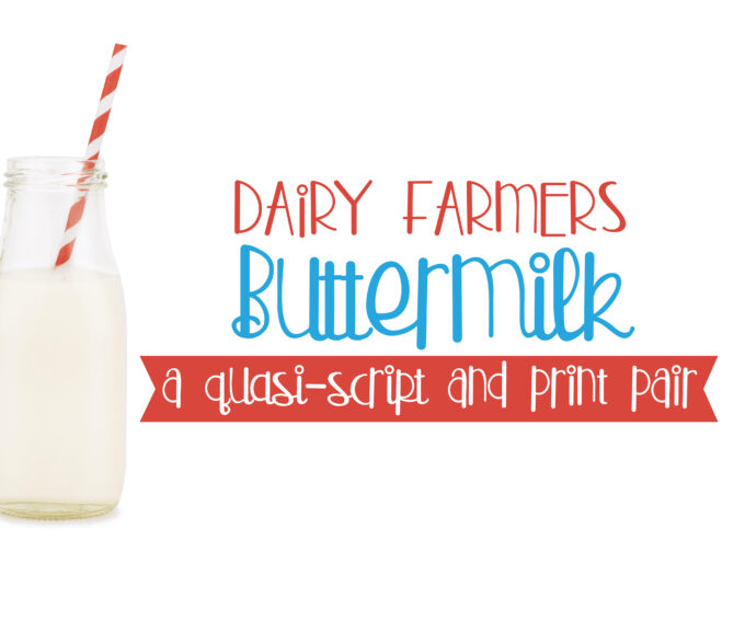 Buttermilk Font - Featured Image