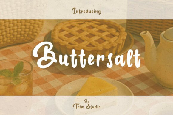 Buttersalt Font - Featured Image