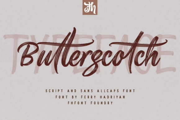 Butterscotch Font - Featured Image