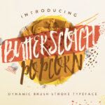 Butterscotch Popcorn Font - Featured Image