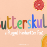 Butterskull Font - Featured Image