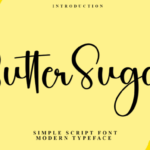 Buttersugar Font - Featured Image