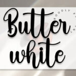 Butterwhite Font - Featured Image
