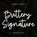 Buttery Signature Font - Featured Image