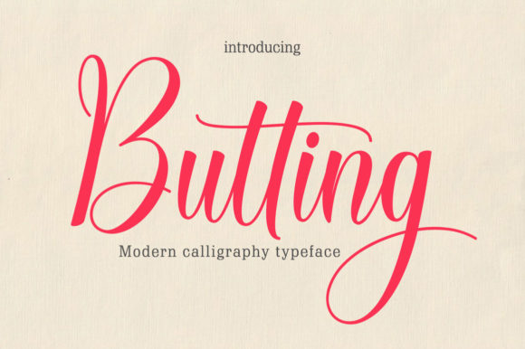 Butting Font - Featured Image