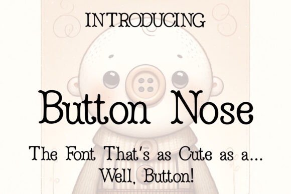 Button Nose Font - Featured Image