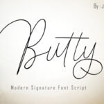 Butty Font - Featured Image