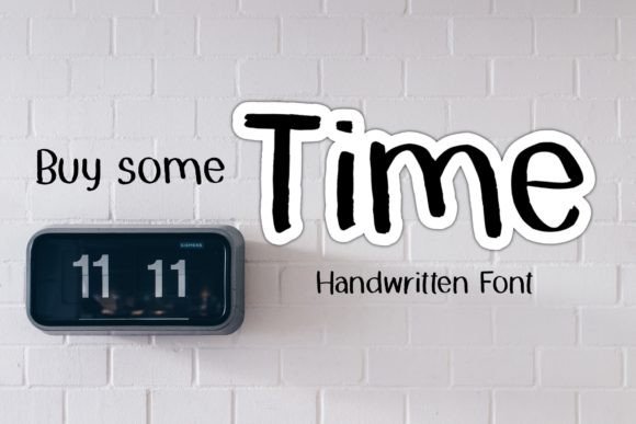 Buy Some Time Font - Featured Image