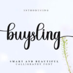 Buysling Font - Featured Image