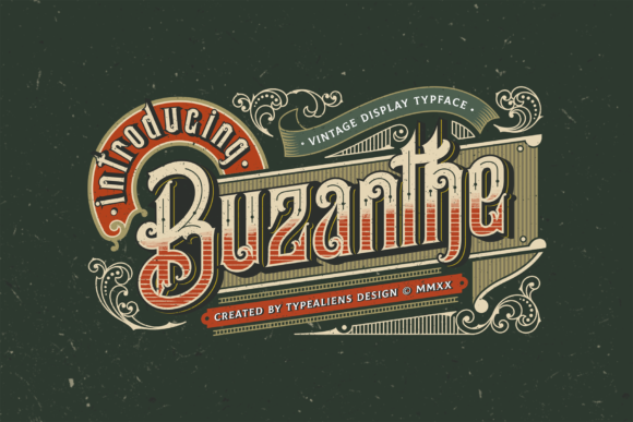 Buzanthe Font - Featured Image