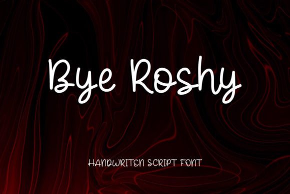 Bye Roshy Font - Featured Image
