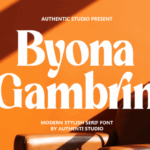 Byona Gambrin Font - Featured Image
