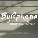 Byrophena Font - Featured Image