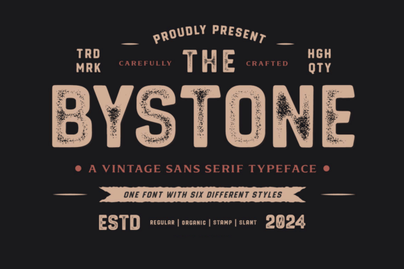 Bystone Font - Featured Image
